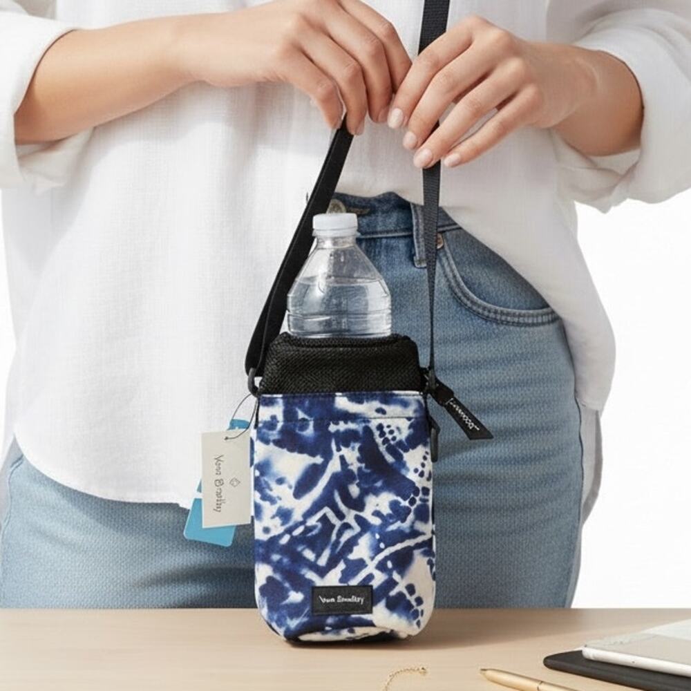 Vera Bradley ReActive Water Bottle Holder NWT Island Tie-Dye Lightweight Beach
